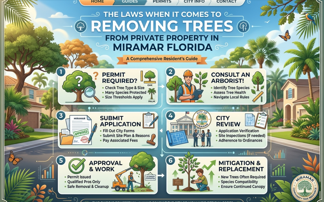 The Laws When It Comes To Removing Trees From Private Property In Miramar Florida