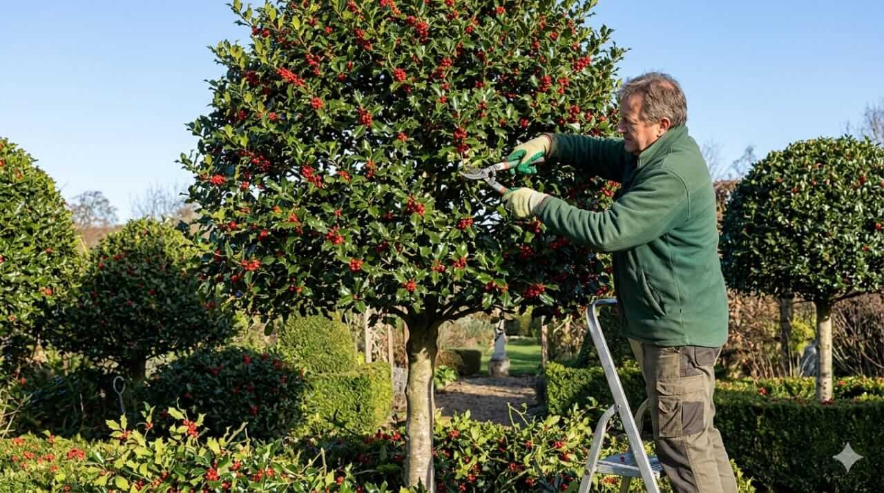 Pruning Holly Tree Miramar Florida